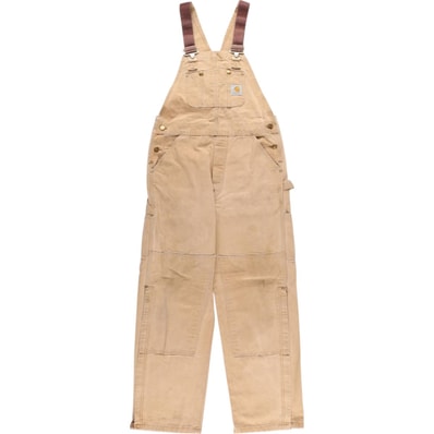 古着 カーハート Carhartt ダブルニー ダック オーバーオール メンズw34相当/eaa565022