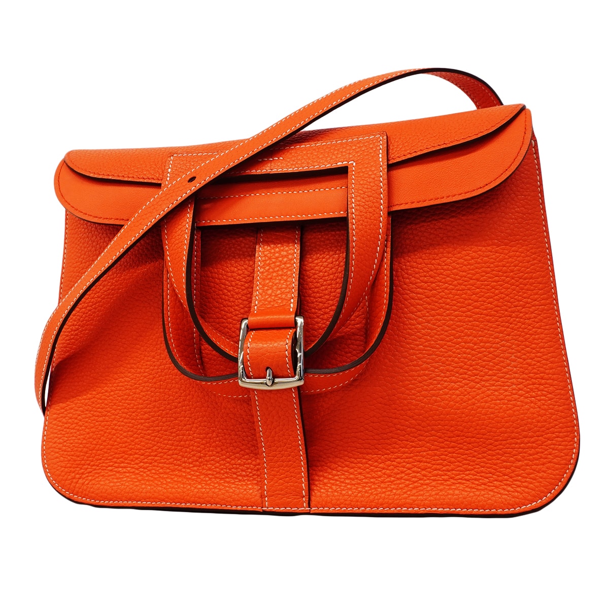 ★最終価格★SALE【6fa0004-h】エルメス ハンドバッグ アルザン31 トリヨンクレマンス カプシーヌ シルバー金具 X刻印 2wayバッグ【中古】レディース