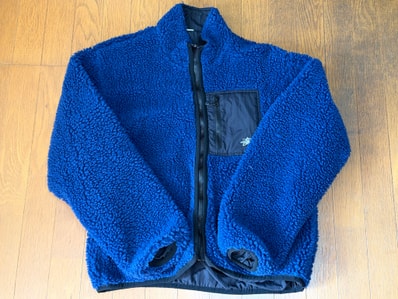 Stussy Sherpa Reversible Jacket "Weathered Blue"