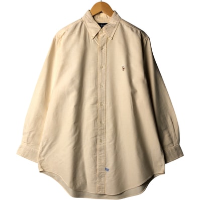 古着 ラルフローレン Ralph Lauren 長袖 ボタンダウンストライプシャツ メンズL相当/eaa572986