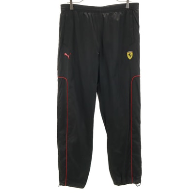 PUMA プーマ Ferrari フェラーリ コラボ ウインドパンツ L ブラック 裏メッシュ
