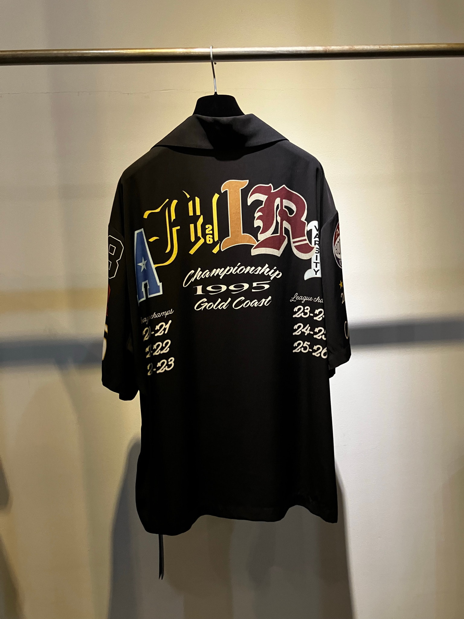 AMIRI アミリ 新品 バーシティ半袖シャツ Sサイズ