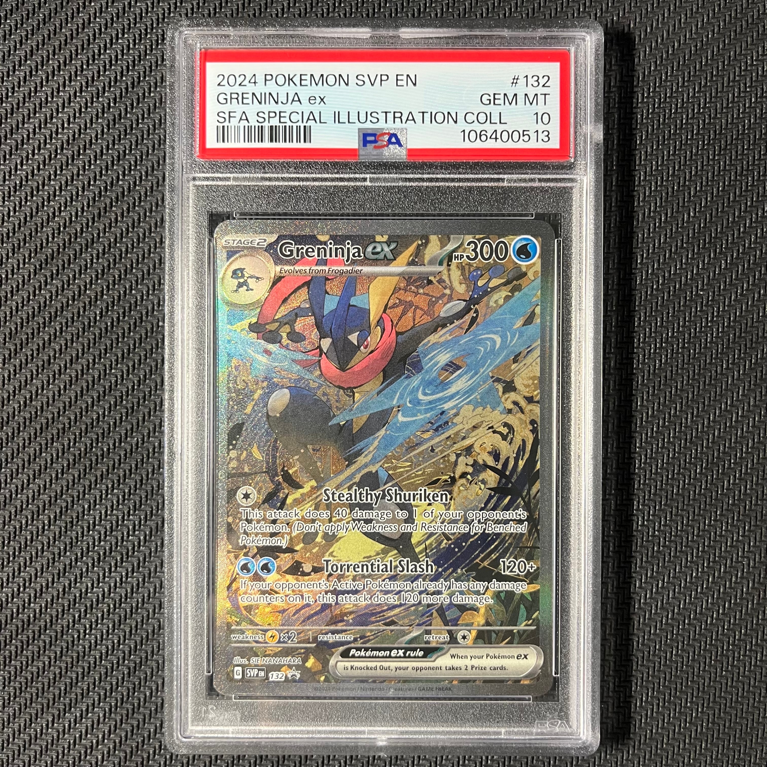 ゲッコウガex P [SVP EN 132]【英語版】(スカーレット&バイオレット「シュラウデッドフェイブル ゲッコウガex スペシャルイラストレーション コレクション」)