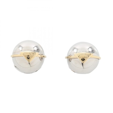 プラダ PRADA トライアングルロゴ ピアス ジュエリー GP(ゴールドメッキ) レディース シルバー系 / ゴールド系 【中古】