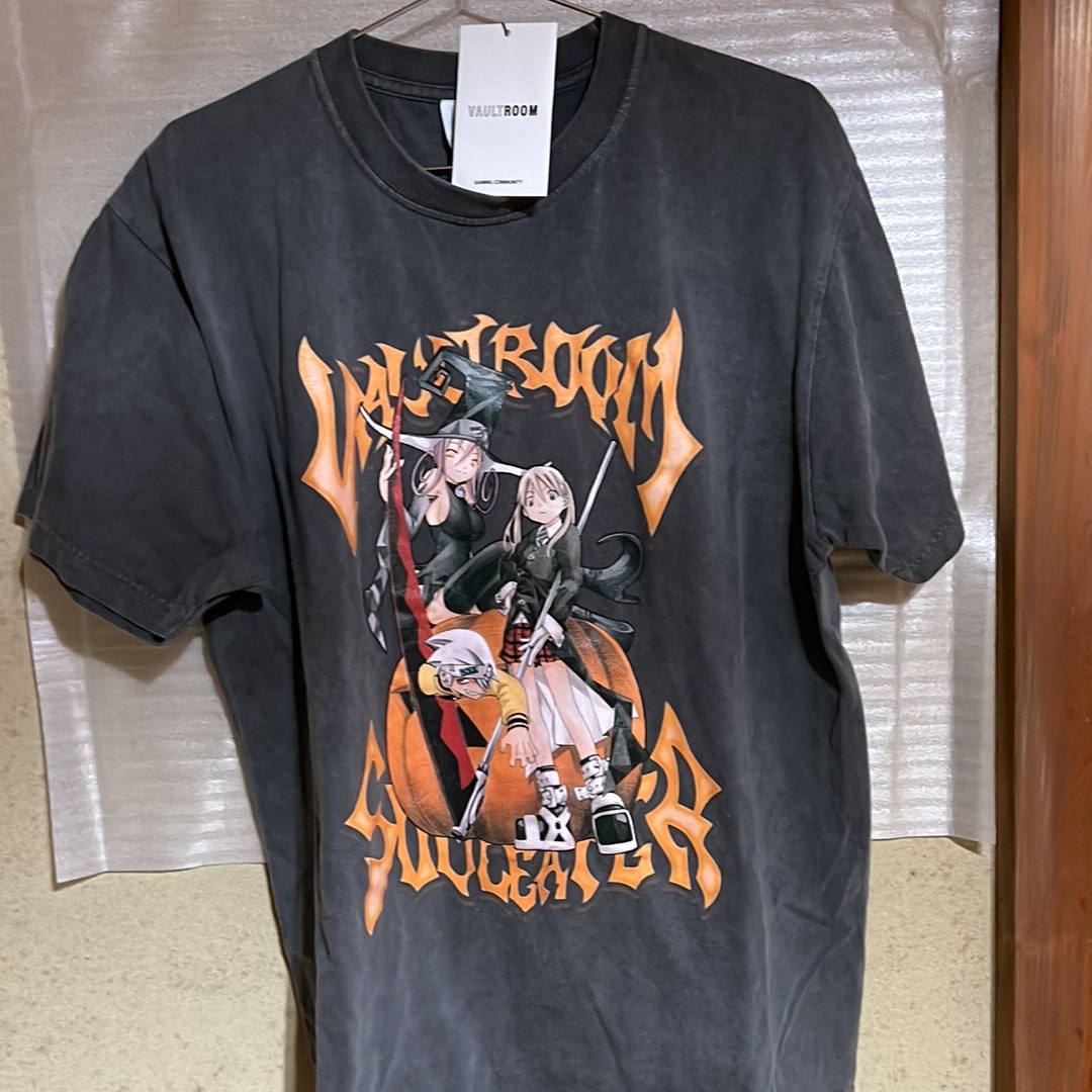 VAULTROOM x SOUL EATER Soul & Maka Tee "Charcoal"