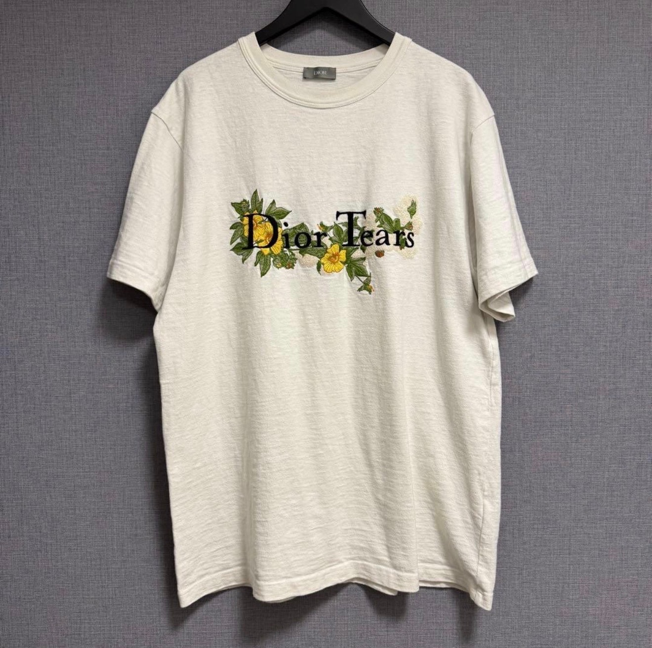 Dior x Denim Tears Froral Logo Tee