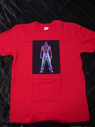 Supreme Tupac Hologram Tee "Red"