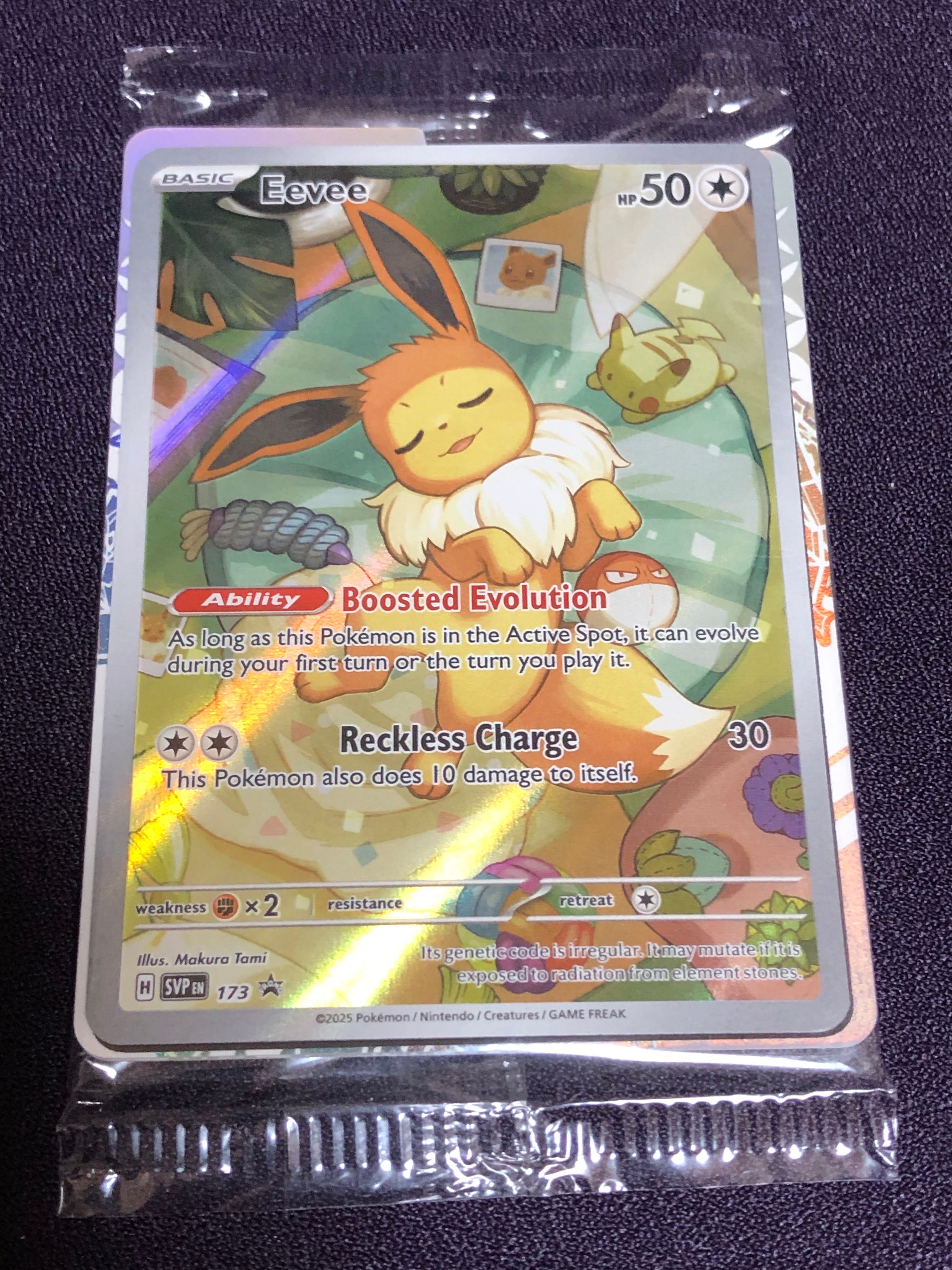 イーブイ P [SVP EN 173]【英語版】(スカーレット&バイオレット「プリズマティックエボリューションズ エリートトレーナボックス」)