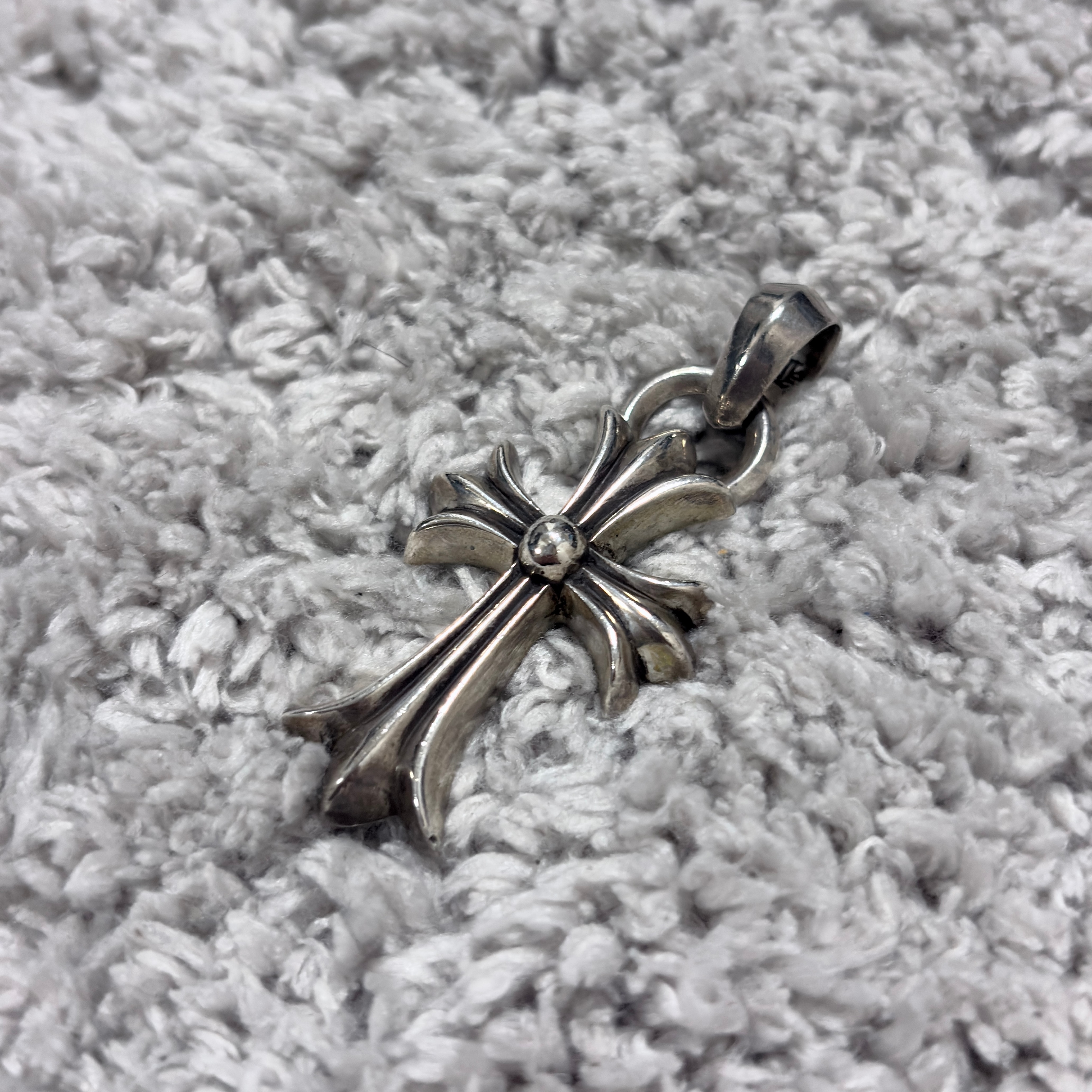 Chrome Hearts CH Cross Pendant Small / Plain Bail "Silver"