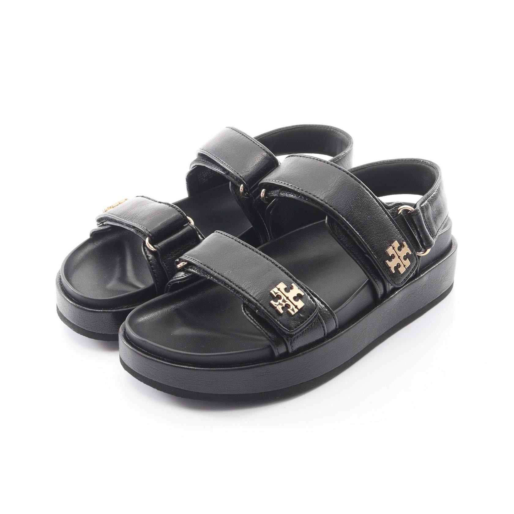 トリーバーチ Tory Burch KIRA SPORT SANDAL キラ スポーツ サンダル 靴 レザー レディース ブラック系 1443280015/ 【新品】