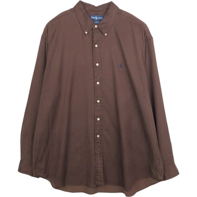 古着 ラルフローレン Ralph Lauren BLAKE 長袖 ボタンダウンシャツ メンズXL相当/eaa649257