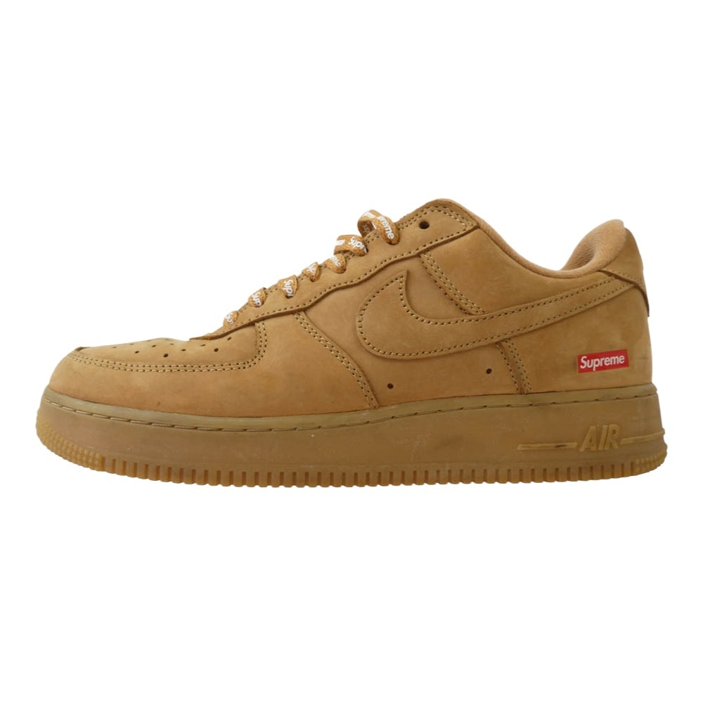 Supreme シュプリーム スニーカー DN1555-200 × NIKE ナイキ Air Force 1 Low Flax Wheat エアフォース ロー フラックス ウィート ローカット スニーカー ブラウン系 26.5cm【中古】
