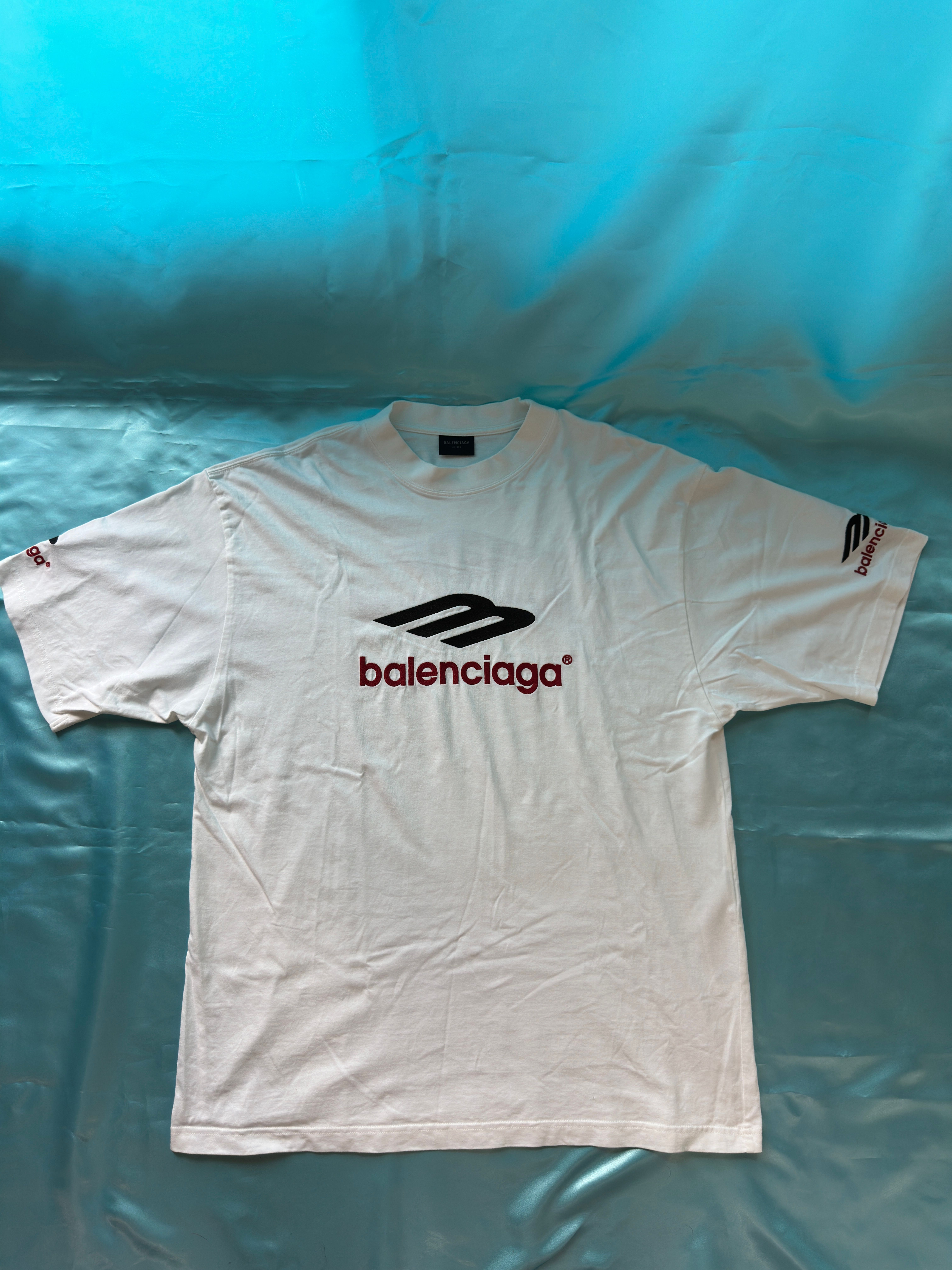 BALENCIAGA 3B Sports Icon T-shirt Medium Fit "White"