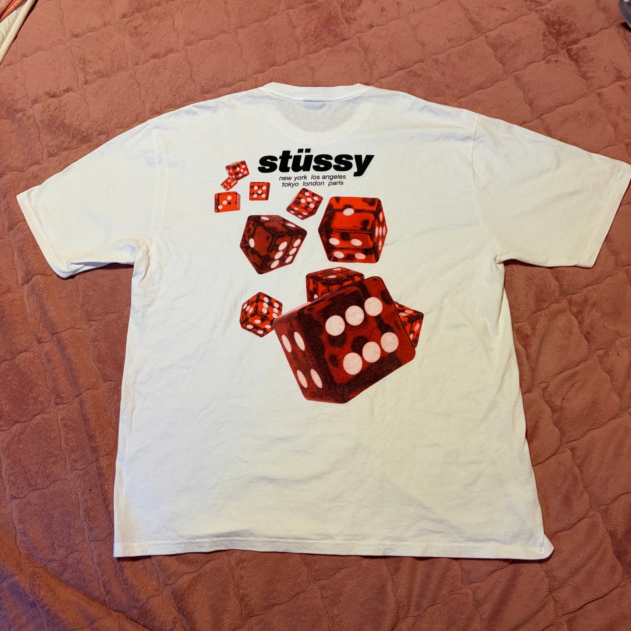 Stussy Rollers Tee "White"