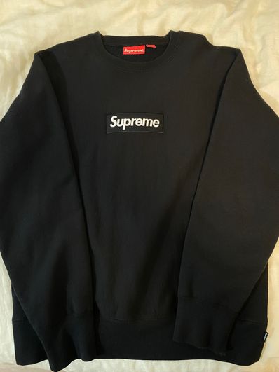 Supreme Box Logo Crewneck Sweatshirt "Black" (18FW)