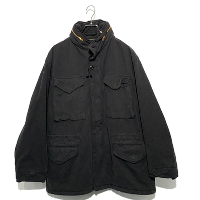 COMOLI 25AW Garment Dyed M65 Jacket "Black"