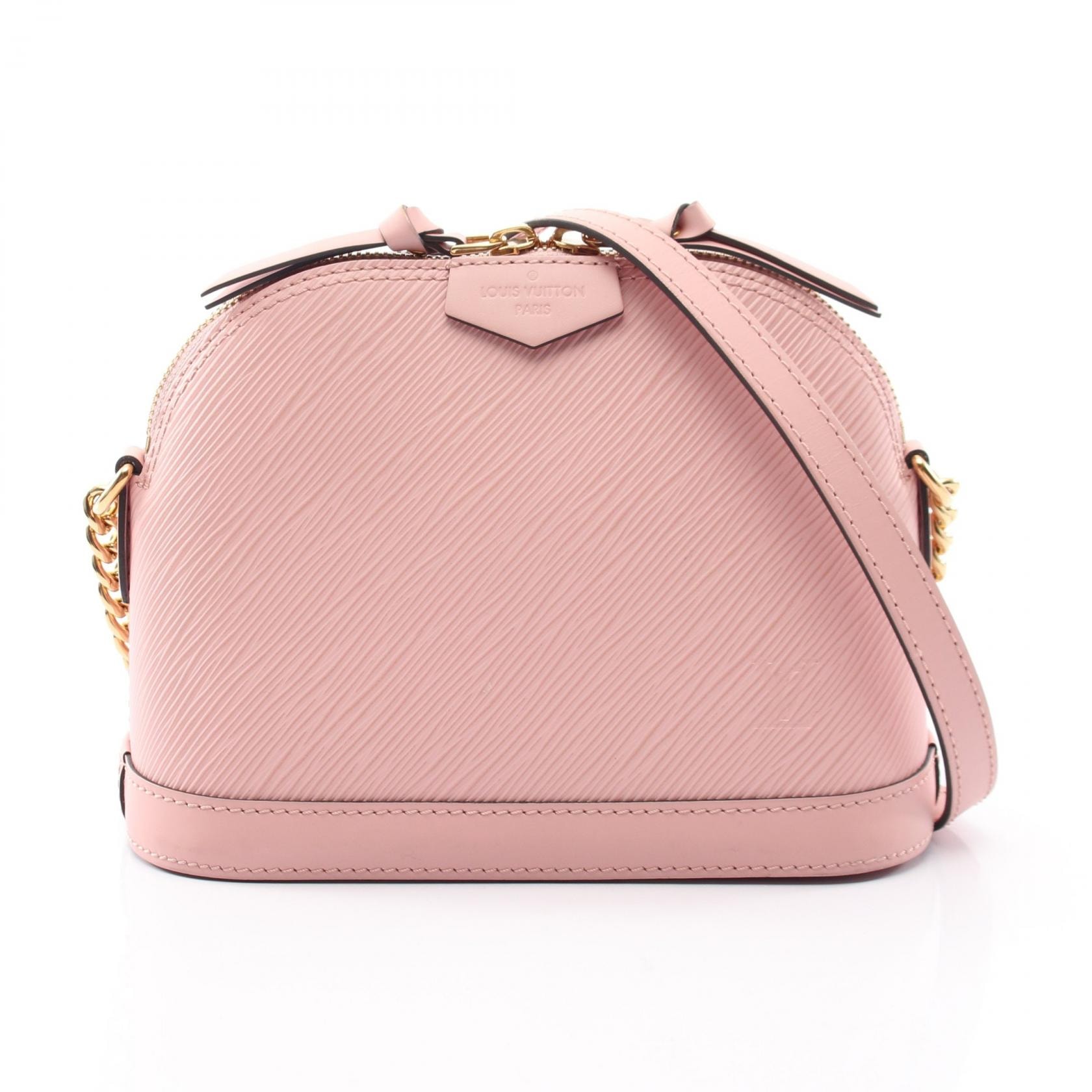 ルイ・ヴィトン LOUIS VUITTON アルマ MINI チェーン ショルダーバッグ バッグ レザー エピ ローズバレリーヌ レディース ピンク系 M51406 【中古】