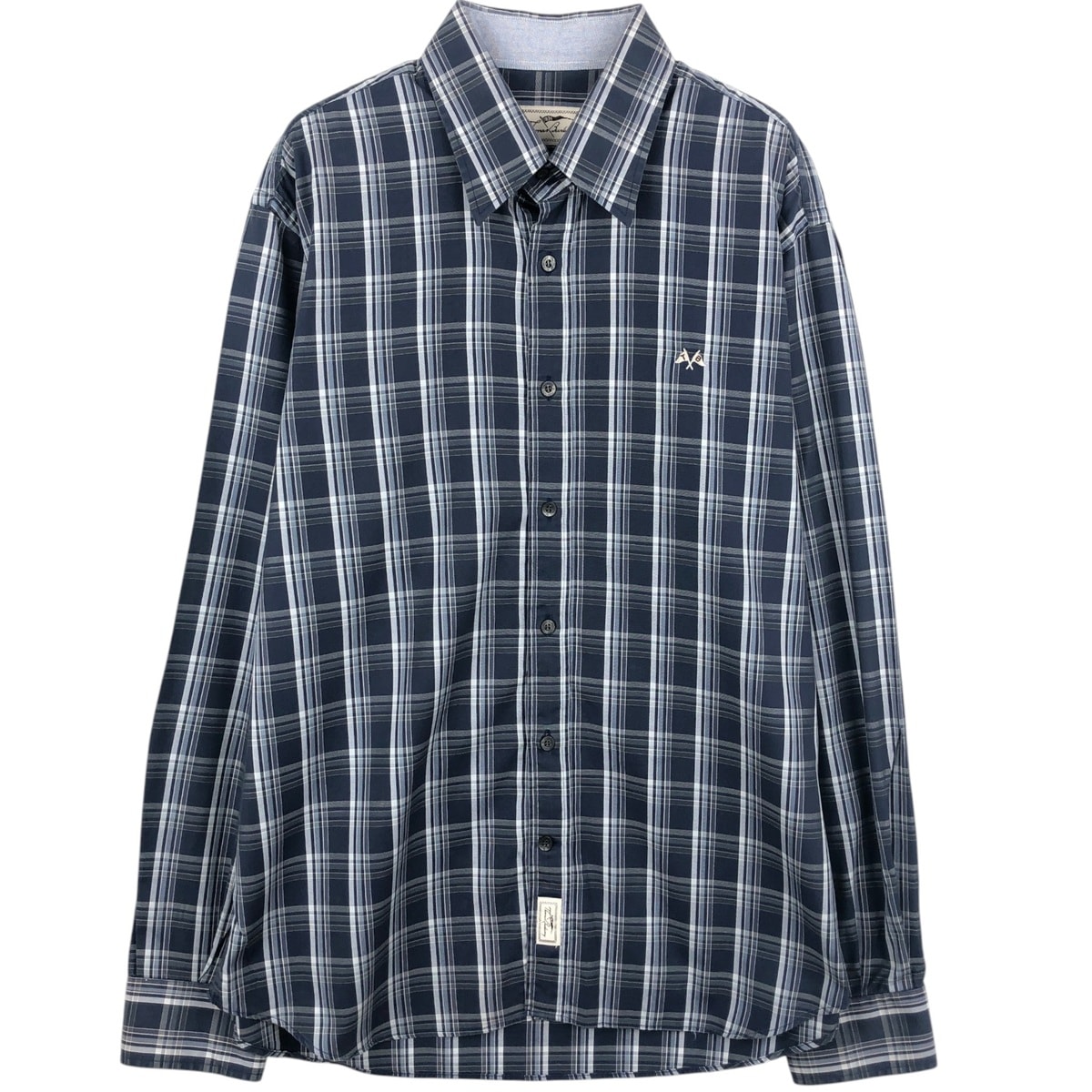 古着 バーバリー Burberry's Thomas Burberry 長袖 コットンチェックシャツ メンズXL相当/eaa636000