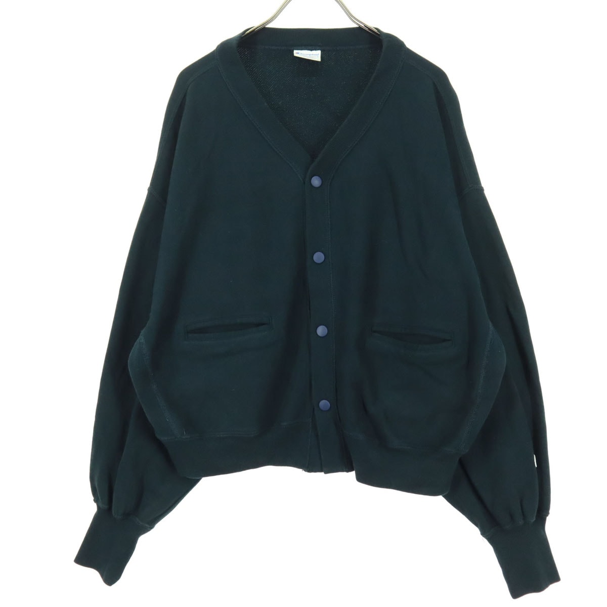 Champion チャンピオン 長袖 カーディガン M ネイビー系