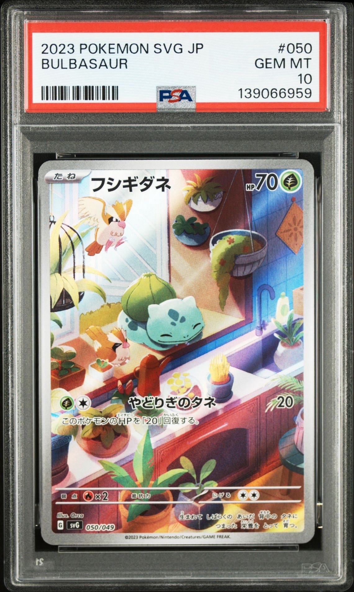 フシギダネ :フルイラスト [SVG 050/049](スペシャルデッキセットex「フシギバナ・リザードン・カメックス」)
