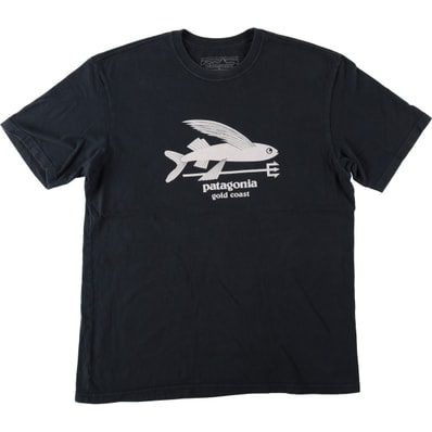 古着 パタゴニア Patagonia 半袖 ロゴTシャツ USA製 メンズL相当/eaa622035