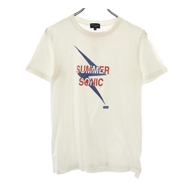 Paul Smith JEANS ポールスミスジーンズ 半袖 クルーネック Tシャツ S ホワイト