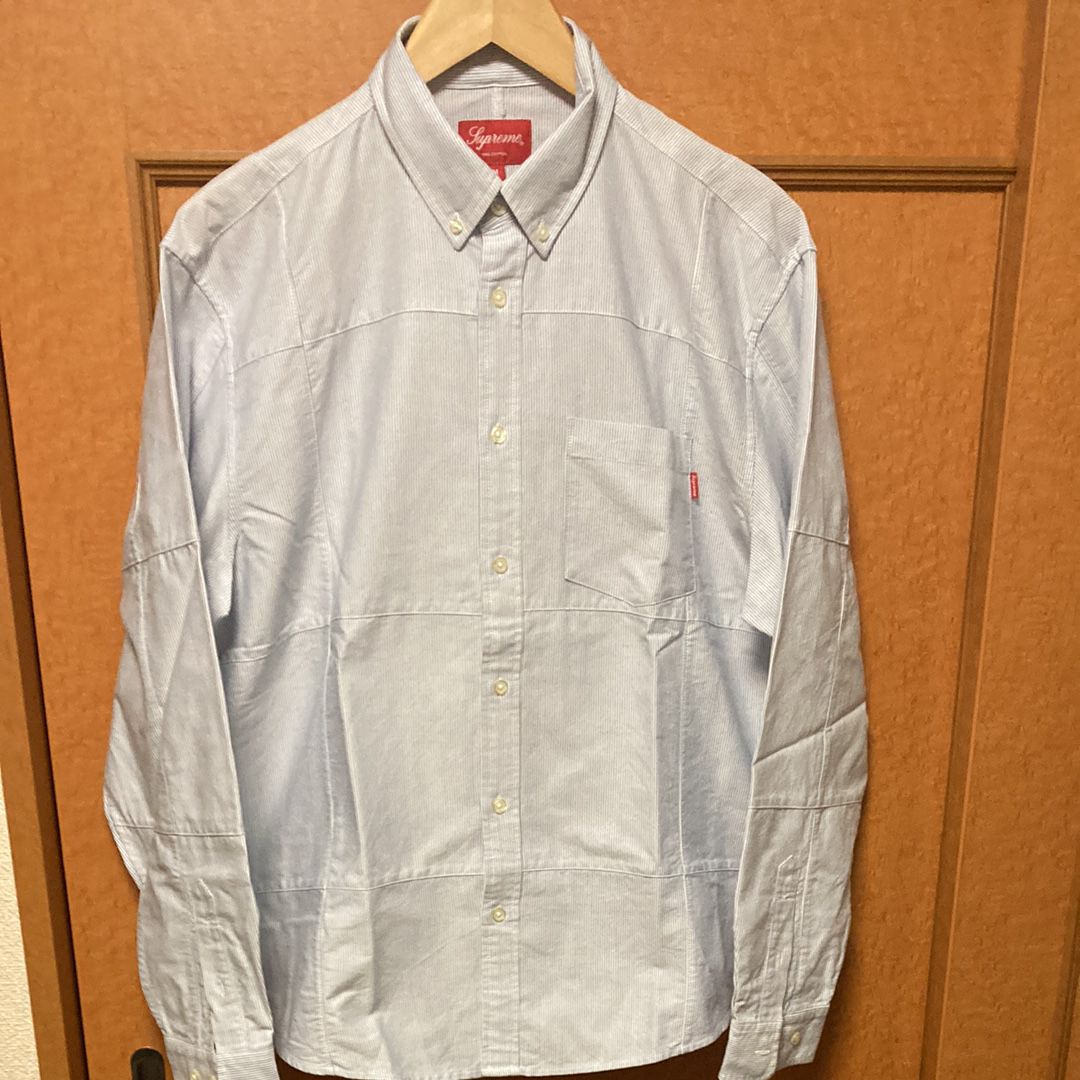 Supreme Patchwork Oxford Shirt "Stripe"