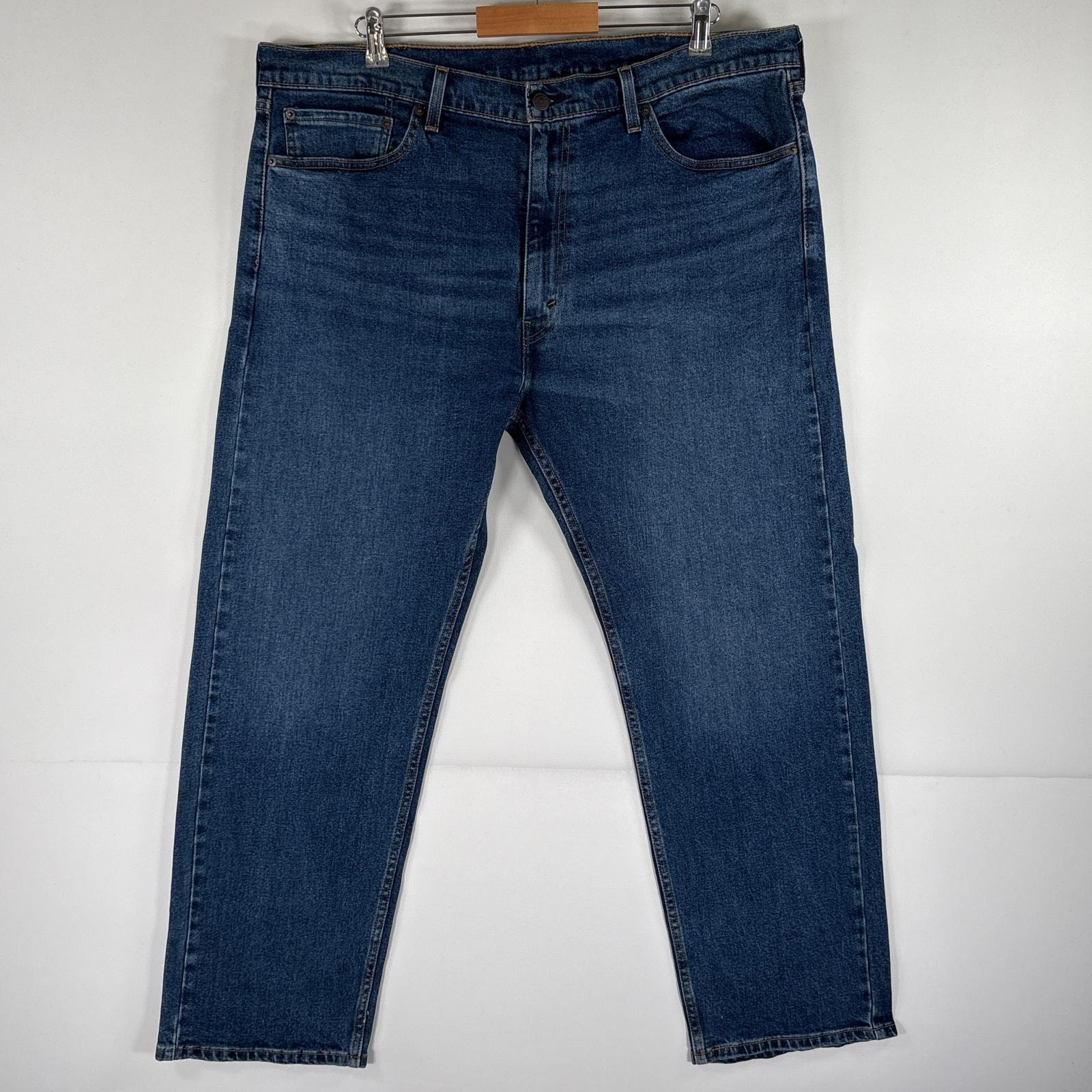 古着 リーバイス Levi's デニムパンツ 505 ストレート ジーパン ジップフライ ヒゲ 5ポケット 大きいサイズ w40 L30 ブルー メンズ
