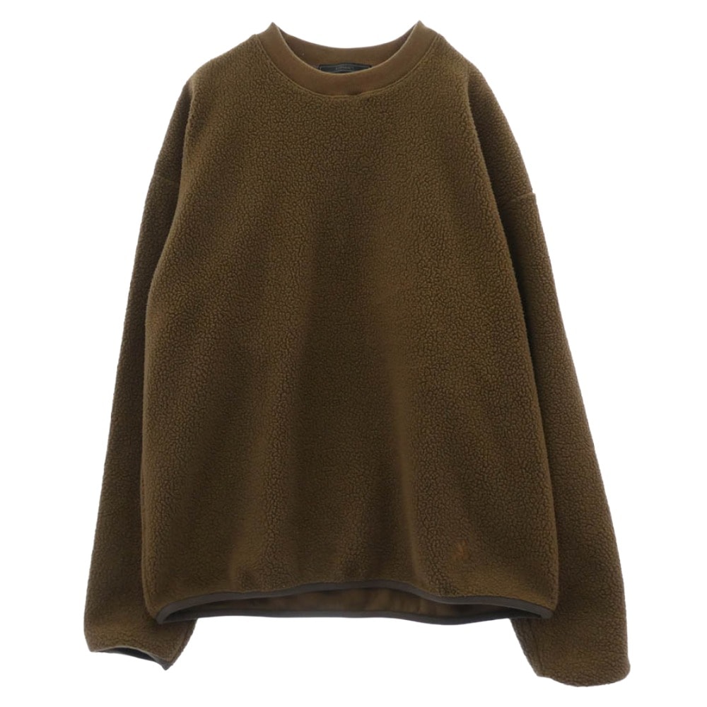 SOPHNET. ソフネット カットソー 22AW SOPH-202054 POLARTEC THERMAL PRO BOA FLEECE CREWNECK TOP ボアフリーストップ カットソー ブラウン系 M【中古】