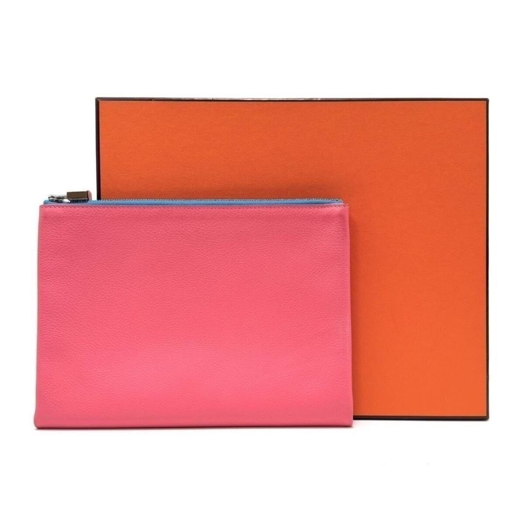 Hermes Atout 20 Pouch "Rose Azalee/Malachite"