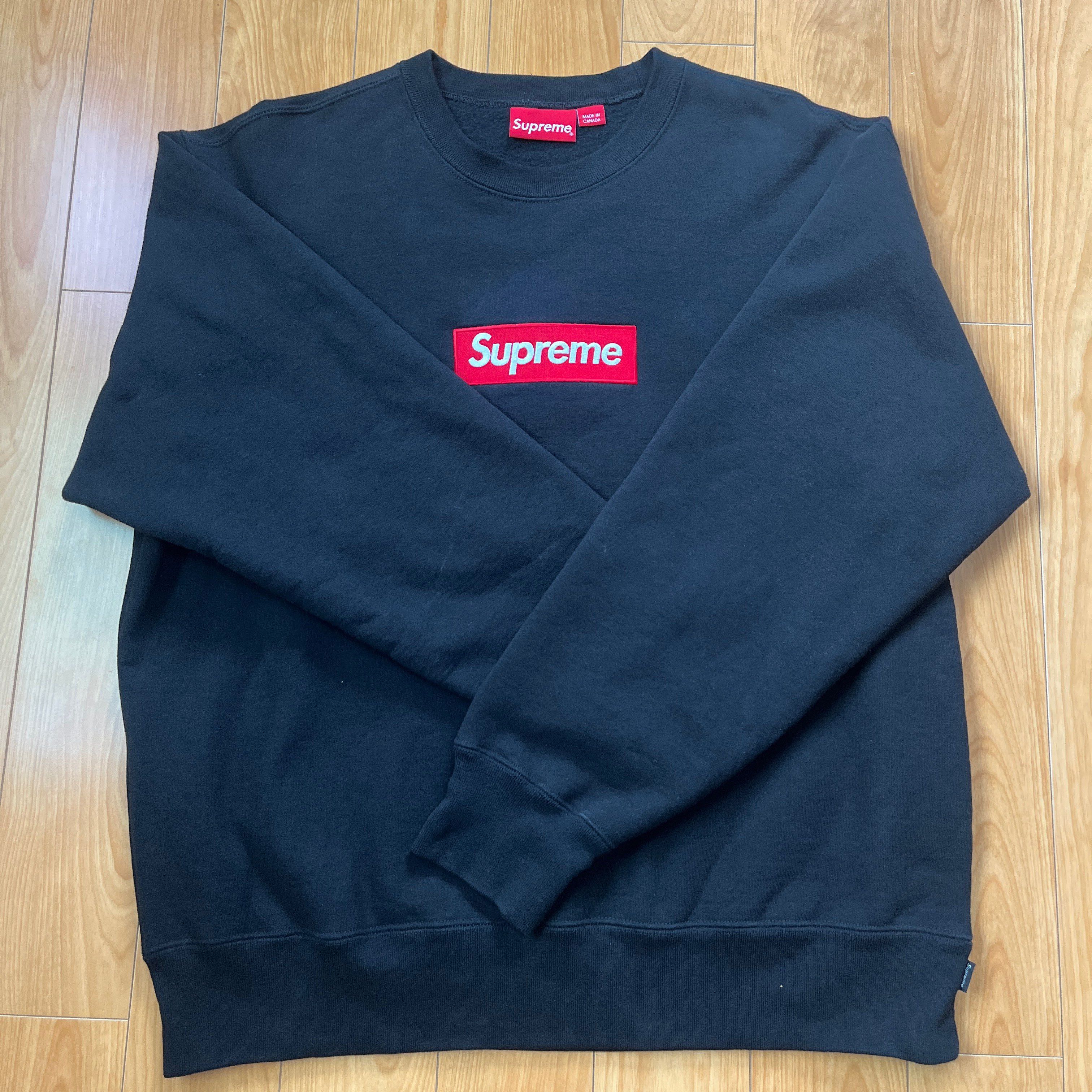 Supreme Box Logo Crewneck "Black" (22FW)