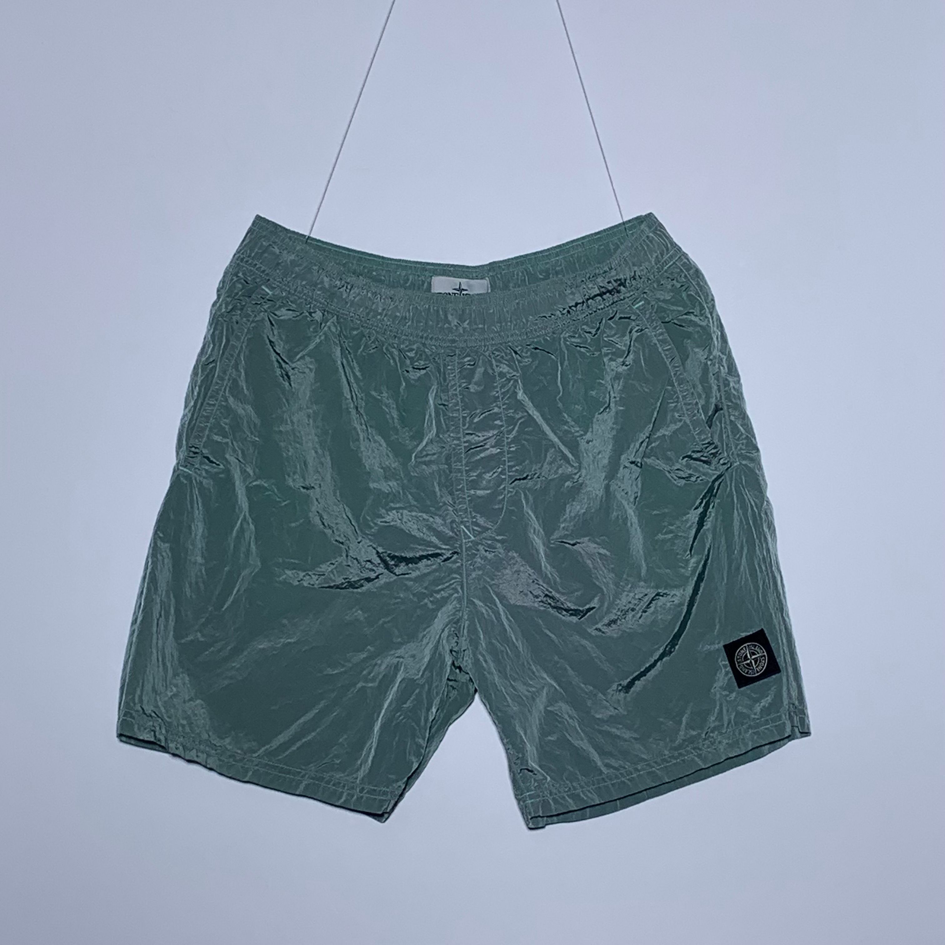 Nylon Metal Garment Dyed Swim Short 