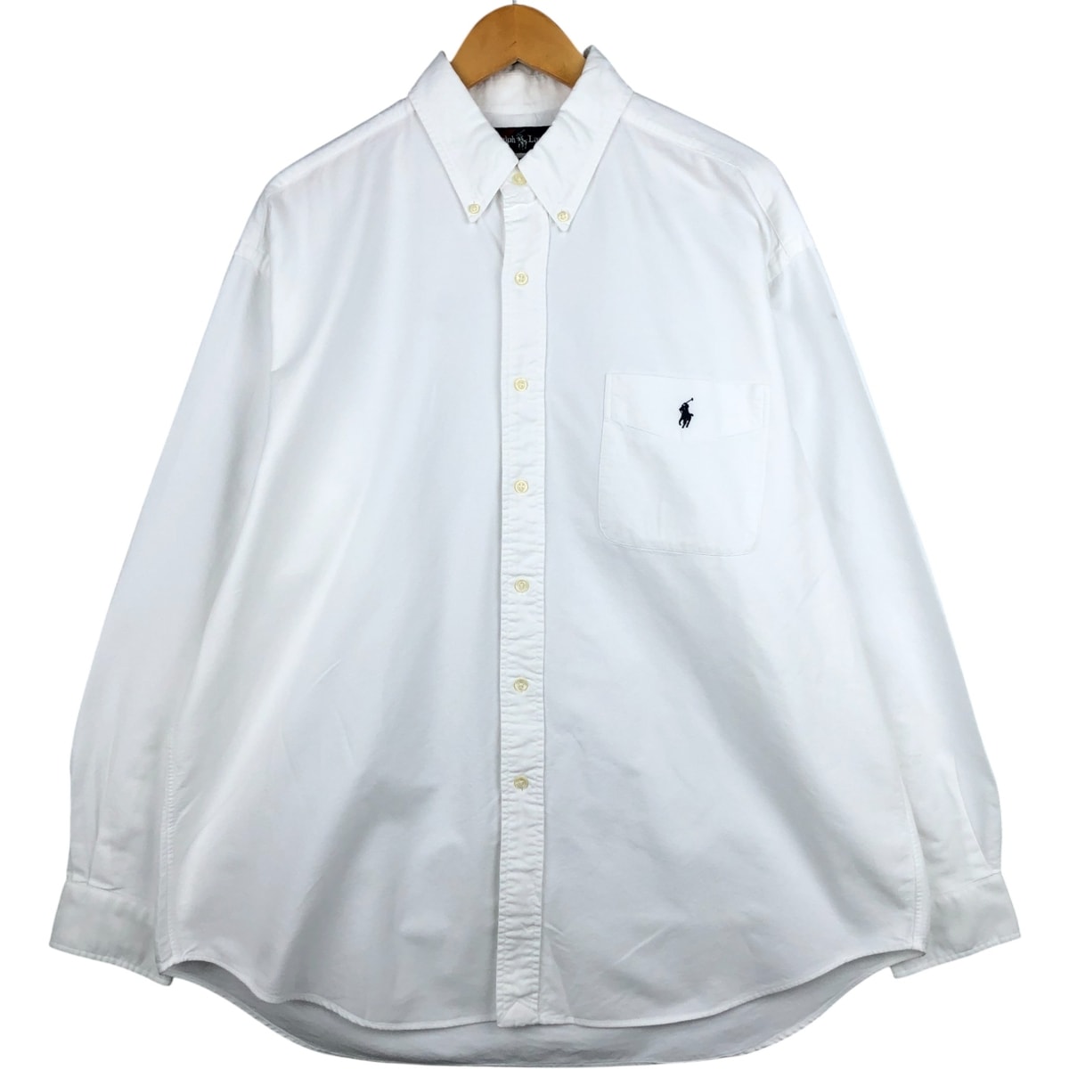 古着 ラルフローレン Ralph Lauren BIG SHIRT 長袖 ボタンダウンシャツ メンズL相当/eaa590540
