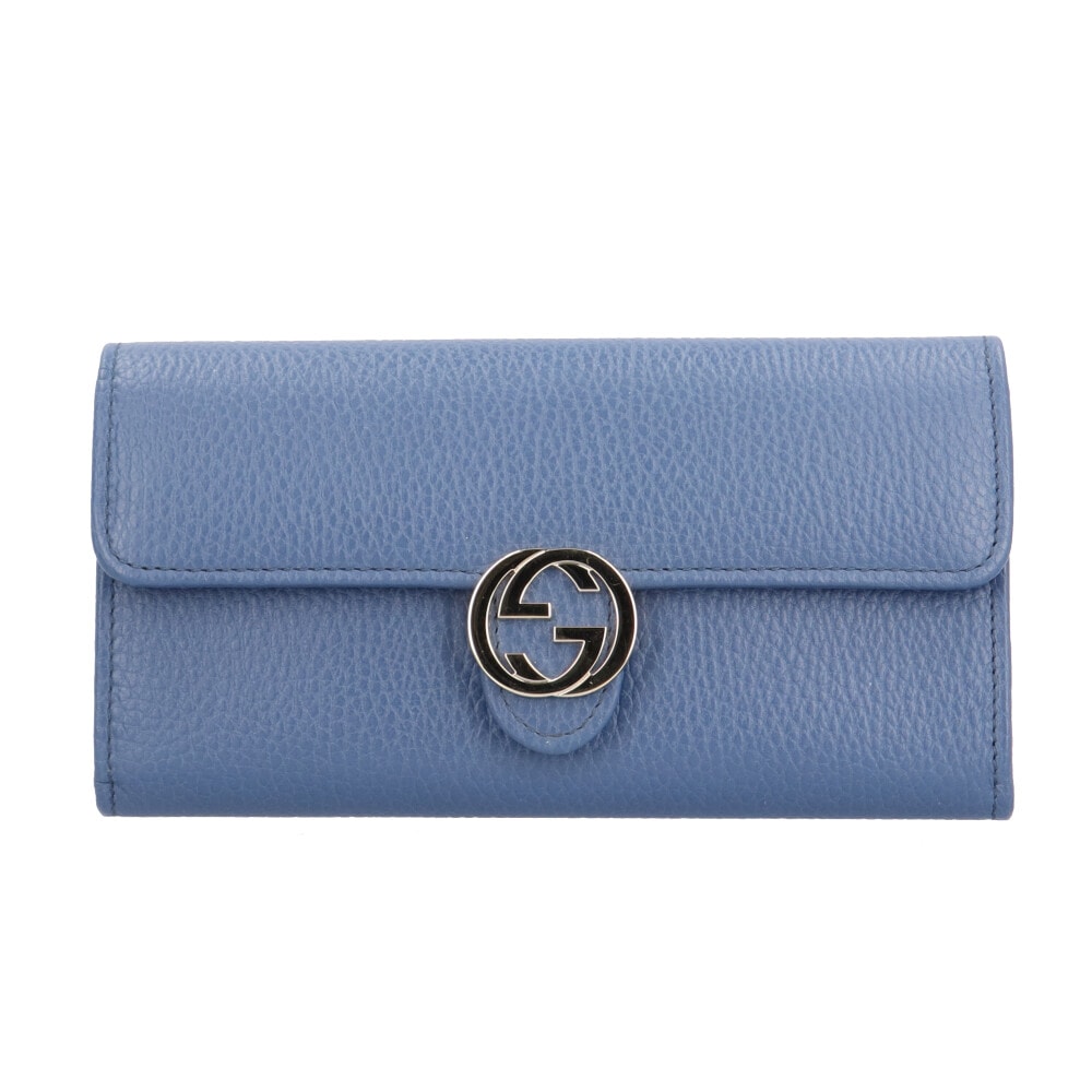 グッチ コンチネンタルウォレット インターロッキングG  長財布 レザー 615524 レディース GUCCI  中古