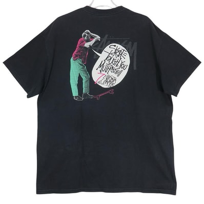 STUSSY ステューシー NIIGATA CHAPTER 7th ANNIVERSARY TEE 新潟 チャプト 7周年記念 Tシャツ ブラック ショートスリーブ 半袖 カットソー サイズXL
