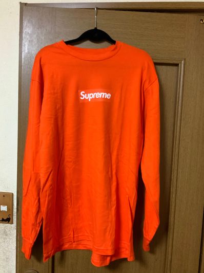 Supreme Box Logo L/S Tee "Orange"