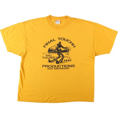 古着 90年代 ヘインズ Hanes HEAVYWEIGHT 50/50 プリントTシャツ メンズXXL相当 ヴィンテージ/eaa626863