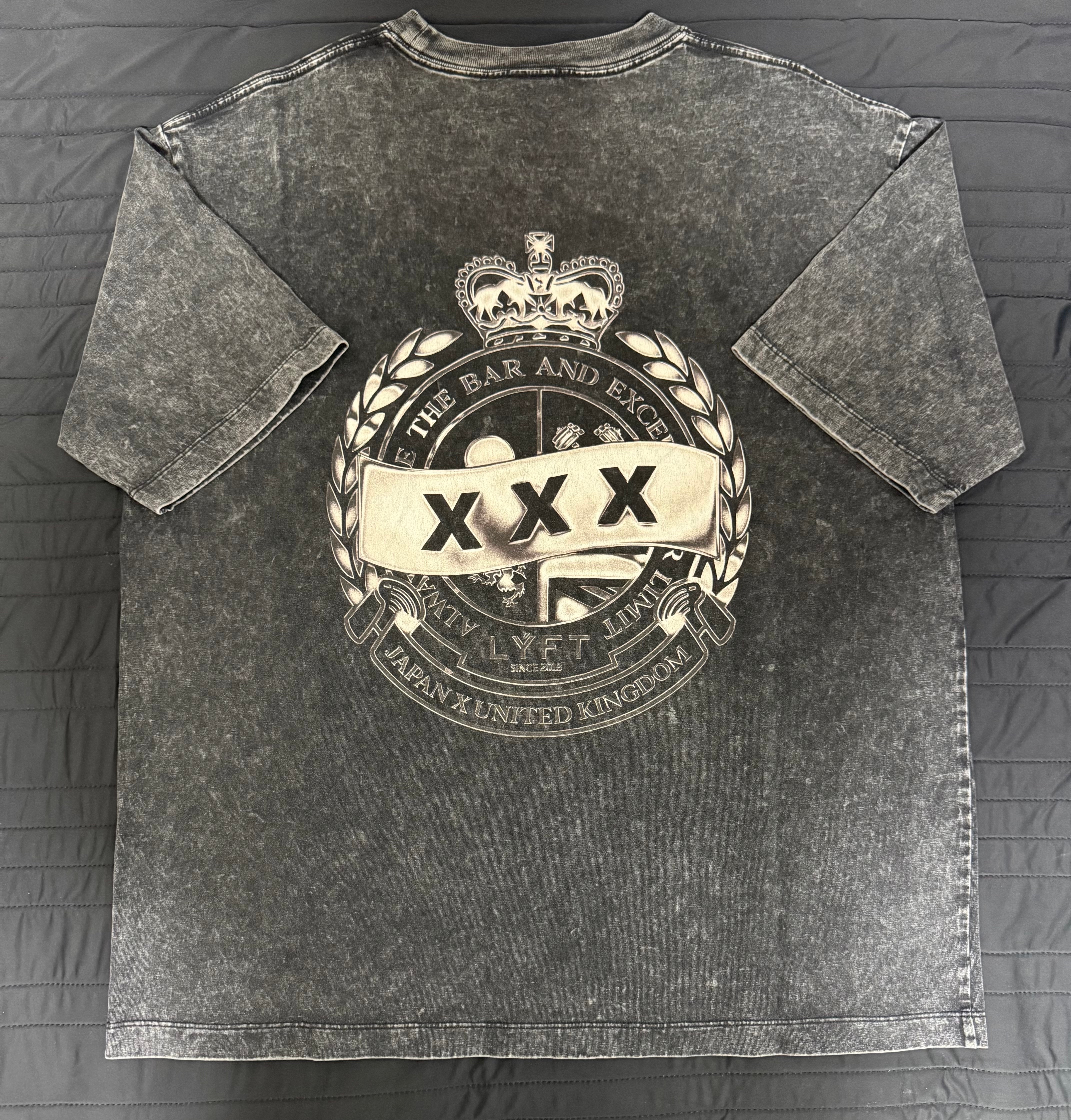 GOD SELECTION XXX x LYFT Store Limited Vintage Big T-Shirt "Black"
