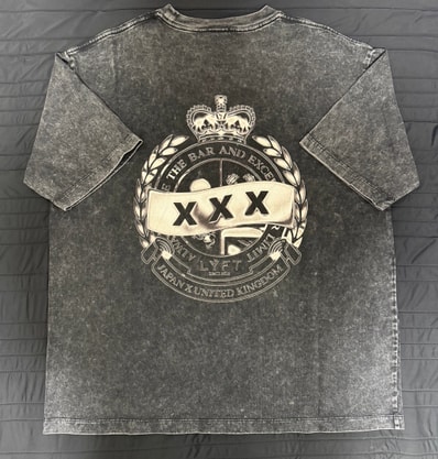 GOD SELECTION XXX x LYFT Store Limited Vintage Big T-Shirt "Black"