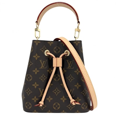 LOUIS VUITTON ルイヴィトン 2WAY ネオノエBB ショルダーバッグ ハンドバッグ 肩掛け 斜め掛け M46581 モノグラムキャンバス ブラウン 茶 ゴールド金具 レディース 美品【中古品】