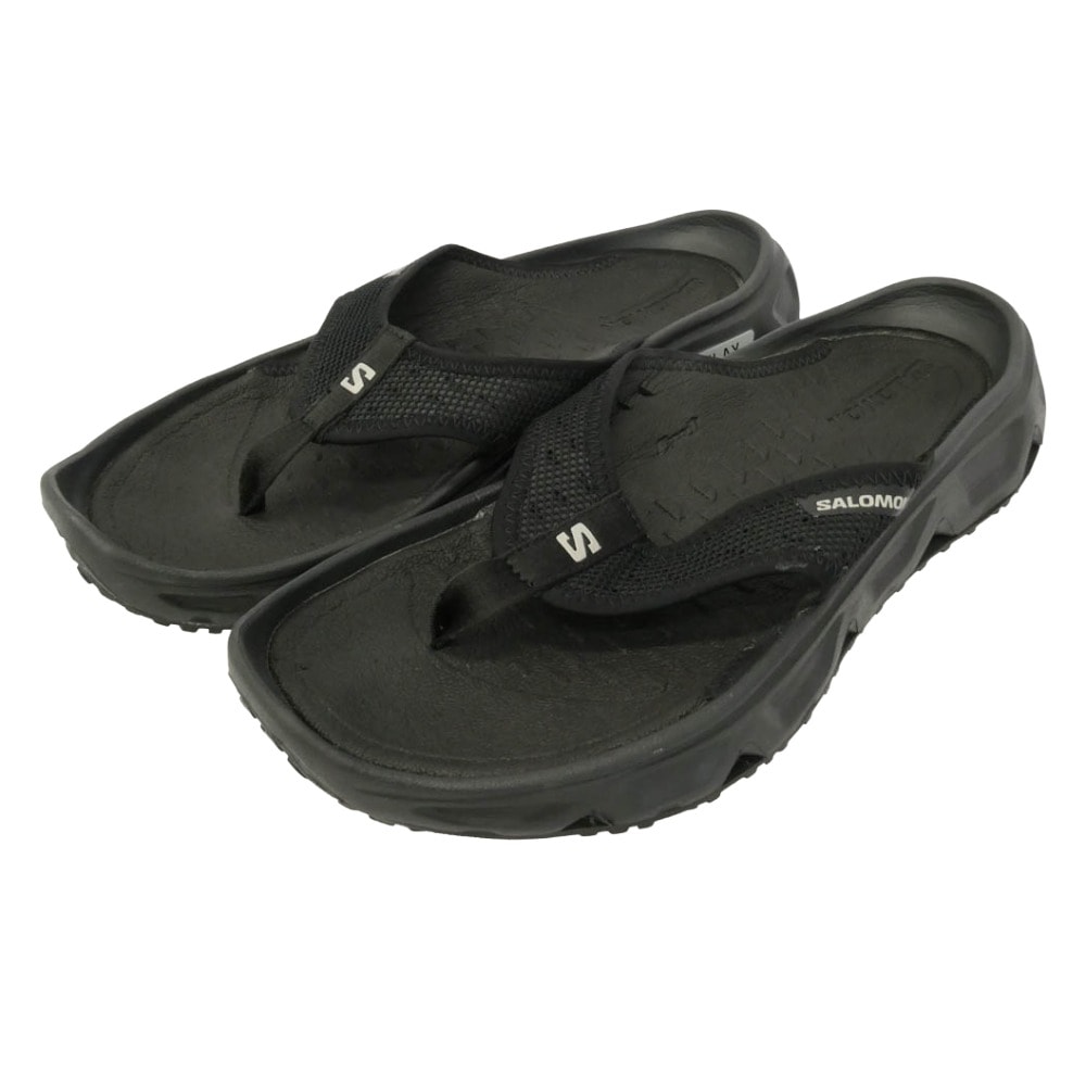 salomon サロモン REELAX BREAK 6.0 リラックス ブレイク リカバリー シューズ ブラック系 28cm【中古】