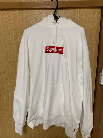 Supreme Box Logo Hooded Sweatshirt "White" (21FW)