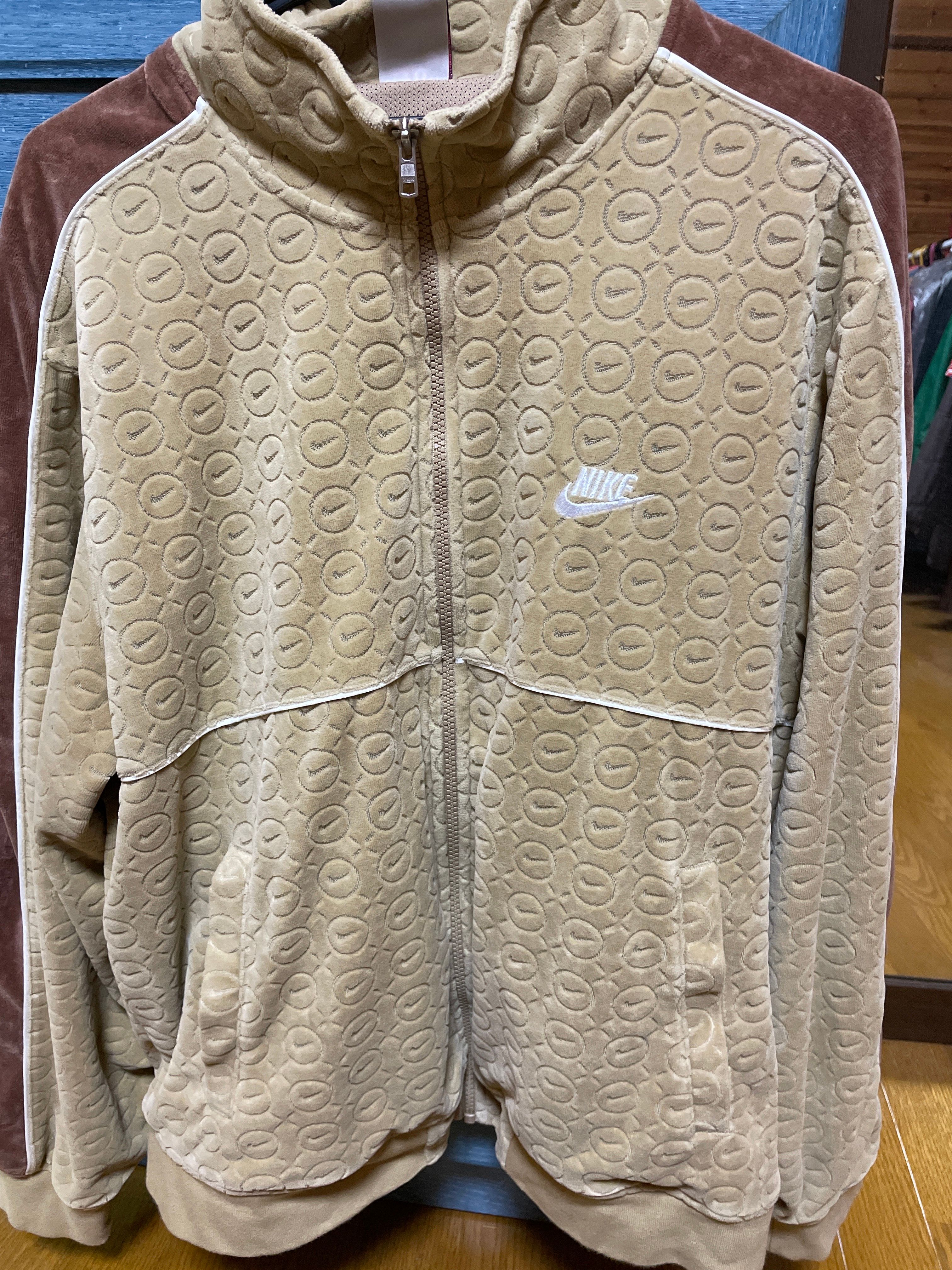 Supreme / Nike® Velour Track Jacket "Tan"