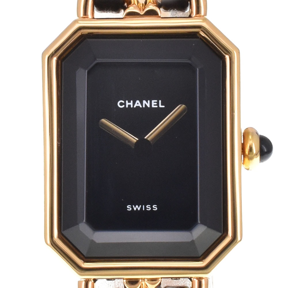 値下 シャネル CHANEL H0001 プルミエール S クォーツ レディース 美品 D#144549