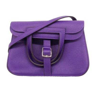 ★最終価格★SALE【6hc2509】エルメス ハンドバッグ アルザンミニ スイフト パープル シルバー金具 G刻印 2wayバック【中古】レディース