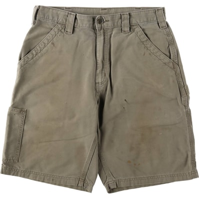古着 カーハート Carhartt ORIGINAL FIT ダック地ペインターショーツ ショートパンツ メンズw33相当/eaa620595