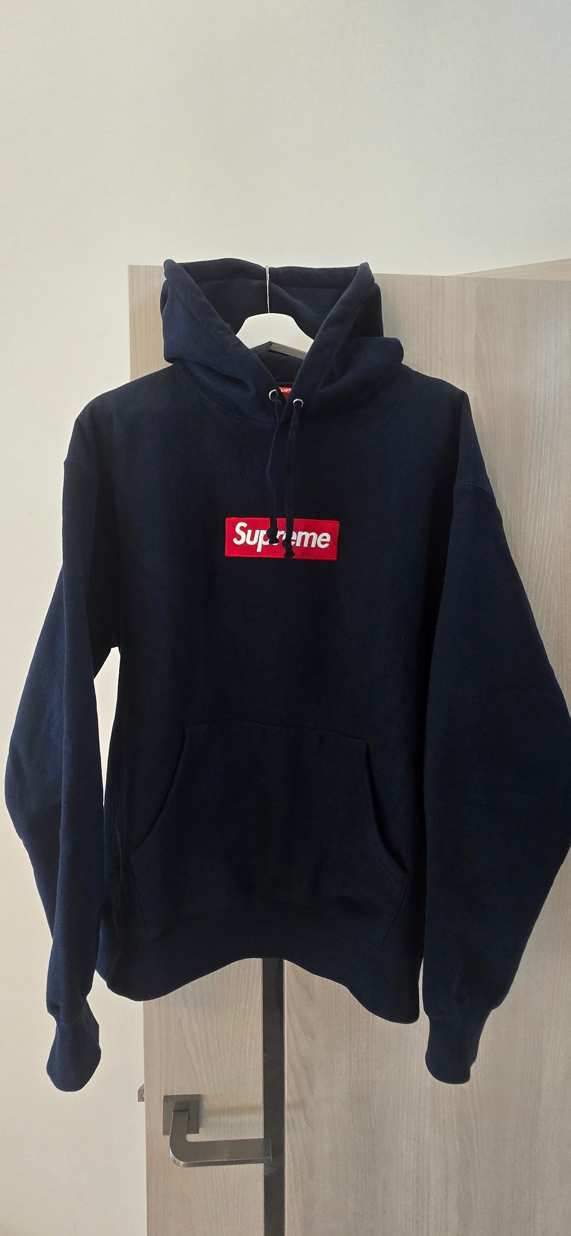 Supreme Box Logo Hooded Sweatshirt "Navy" (24FW)