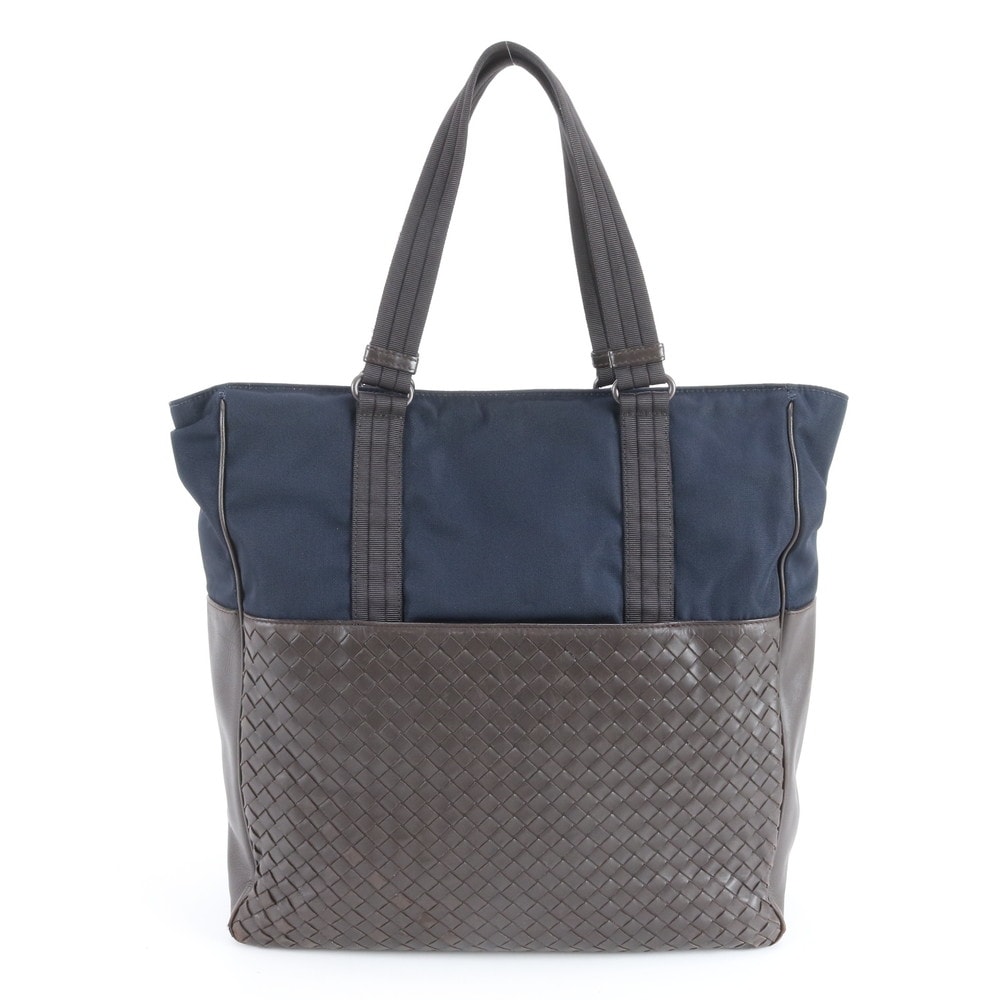 ■美品 ボッテガヴェネタ イントレチャート編みこみトート バッグ