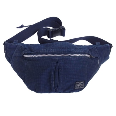 PORTER ポーター バッグ BLUE BLUE ブルーブルー リップストップ ウエストバッグ ボディバッグ ネイビー系【中古】