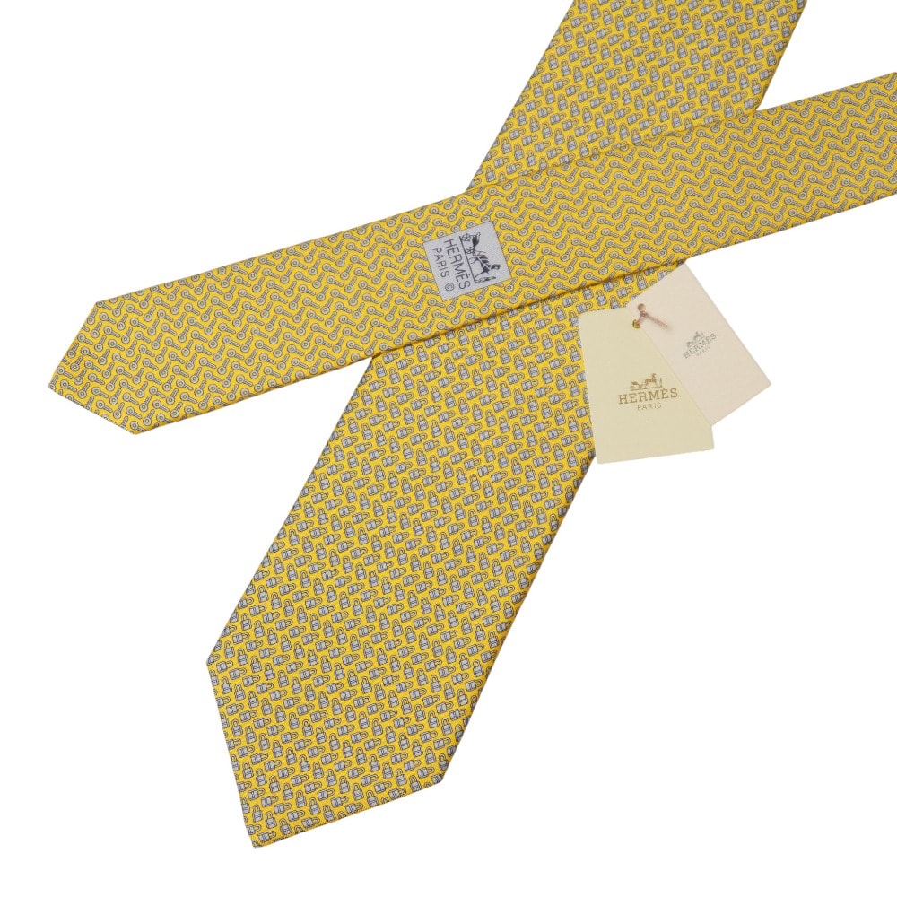 □未使用品□HERMES エルメス LOCK OF LOVE ロック オブ ラヴ ネクタイ  